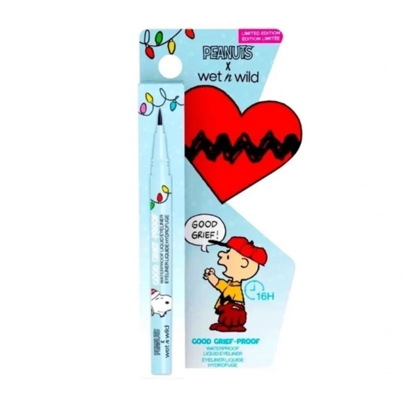 WET N WILD SET Ltd Peanuts Holiday Hugs Eyelash Curler Liquid Eyeliner NEW NIP - Picture 9 of 16